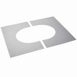 Plaque de propreté pour plaque PDSE D280 PPPDSER 41-80 32280146 Poujoulat Inox-Galva