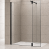Pack Paroi de douche Fast 6 mm + Receveur Custom blanc mat 3.5cm Novellini
