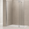 Pack Paroi de douche Fast 6 mm + Receveur Custom blanc mat 3.5cm Novellini