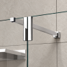 Pack Paroi de douche Fast 6 mm + Receveur Custom blanc mat 3.5cm Novellini