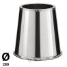 Chapeau en Cône de finition Inox DFI 31155085 D155 Poujoulat