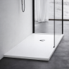 Pack de douche finition silver : paroi + receveur + colonne