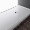 Pack de douche finition silver : paroi + receveur + colonne