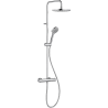 Pack de douche finition silver : paroi + receveur + colonne