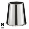 Chapeau en Cône de finition Inox DFI 31200085 D200 Poujoulat