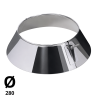 Solin Inox ardoises 15° à 30° avec collerette Poujoulat D 155 à 230 