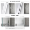 Volet pivotant de douche GIADA HFA Novellini
