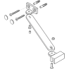 Barre de renfort d'angle Novellini 45 cm