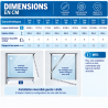Paroi de douche fixe Smart Design KINEDO