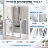 Portes pliantes Free 2 A version basse Novellini