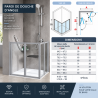 Portes pliantes Free 2 A version basse Novellini