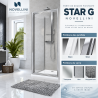 Porte de douche pivotante Star G Novellini