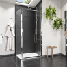 Porte pivotante de Douche Lunes 2.0 G Novellini
