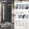 Porte pivotante de Douche Lunes 2.0 G Novellini