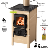 Poêle à bois 6,1 kW Lima-M MBS