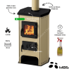Poêle à bois 6,4 kW Nora MBS avec plaque de cuisson