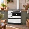 Cuisinière à bois 6.5 kW Ivar 72 MBS