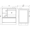 Cuisinière à bois 6.5 kW Ivar 72 MBS