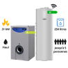 Pack Chaudière fioul Sime Estelle 4 + chauffe eau thermodynamique 250 L Fluidheat