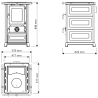 Poêle à bois 10.3 kW Anders MBS