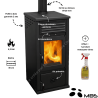 Poêle à bois 7,1 kW Tyra MBS avec plaque de cuisson