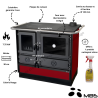 Cuisinière à bois 9.5 kW Ragnar MBS
