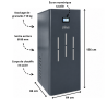 Pack chaudière à granulés BioPellet TOP 30 kW + chauffe-eau thermodynamique Fluidheat 250 L + ballon tampon + accessoires
