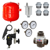 Pack chaudière à granulés BioPellet TOP 30 kW + chauffe-eau thermodynamique Fluidheat 250 L + ballon tampon + accessoires