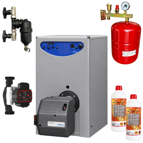 Kit complet chaudière fioul 40 kW Sime