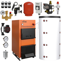 Pack chaudière bois Ferroli FSB Plus 35 kw + ballon tampon + accessoire Pack chaudière bois Ferroli FSB Plus 35 kw + ballon tampon + accessoire