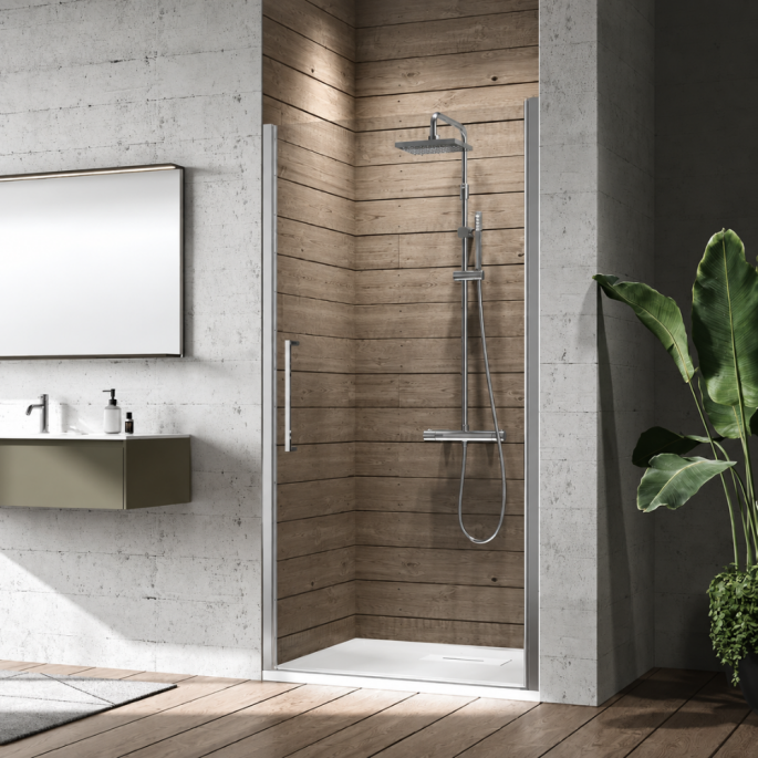 Porte de douche pivotante Young 1B Novellini