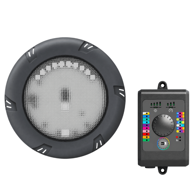 Projecteur Noria RGB avec enjoliveur + Kit BRIO WIL CCEI