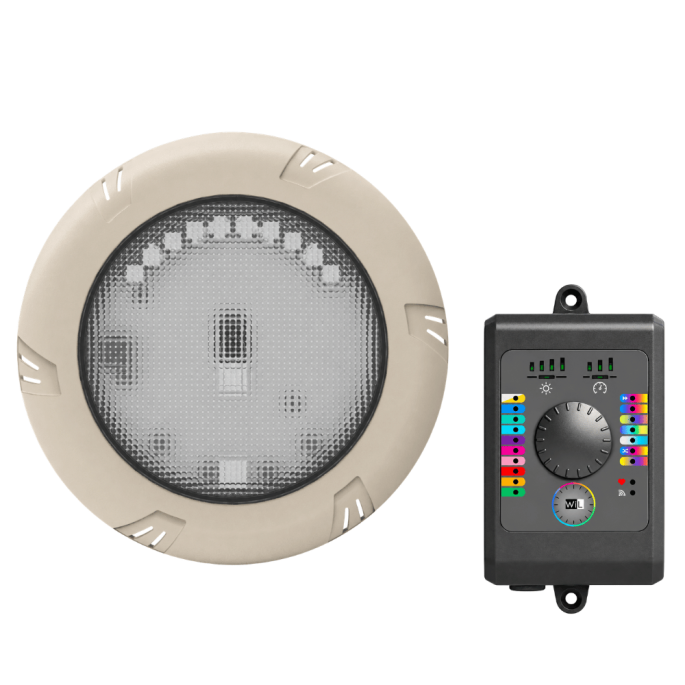 Projecteur Noria RGB avec enjoliveur + Kit BRIO WIL CCEI
