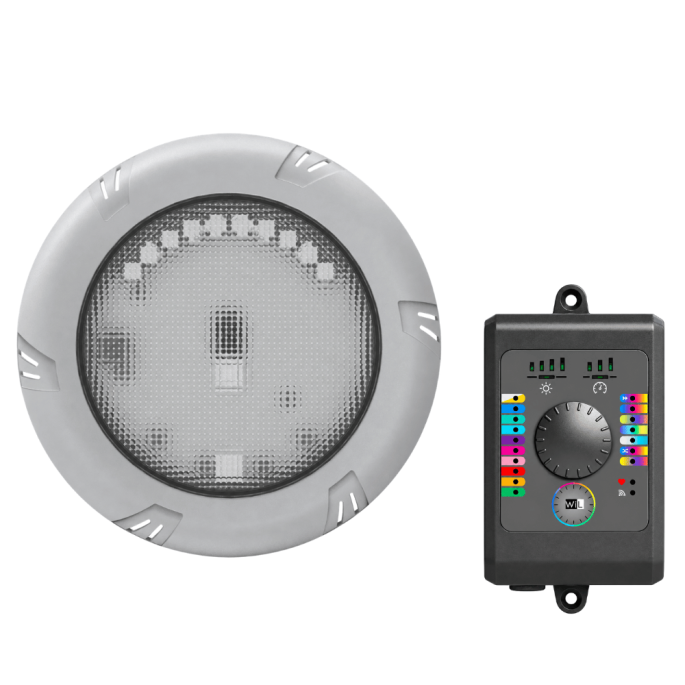 Projecteur Noria RGB avec enjoliveur + Kit BRIO WIL CCEI