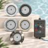 Projecteur Noria RGB avec enjoliveur + Kit BRIO WIL CCEI