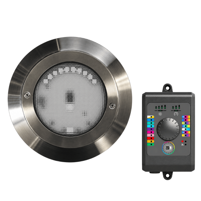 Projecteur Noria RGB avec enjoliveur + Kit BRIO WIL CCEI