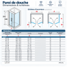Portes de douche battantes Young 2B Novellini
