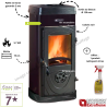 Poêle à bois Super Junior Lean La Nordica 5.7 kW