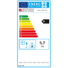 Poêle à bois Super Junior Lean La Nordica 5.7 kW
