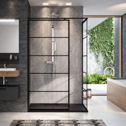 Paroi de douche KUADRA H STRIPES Novellini