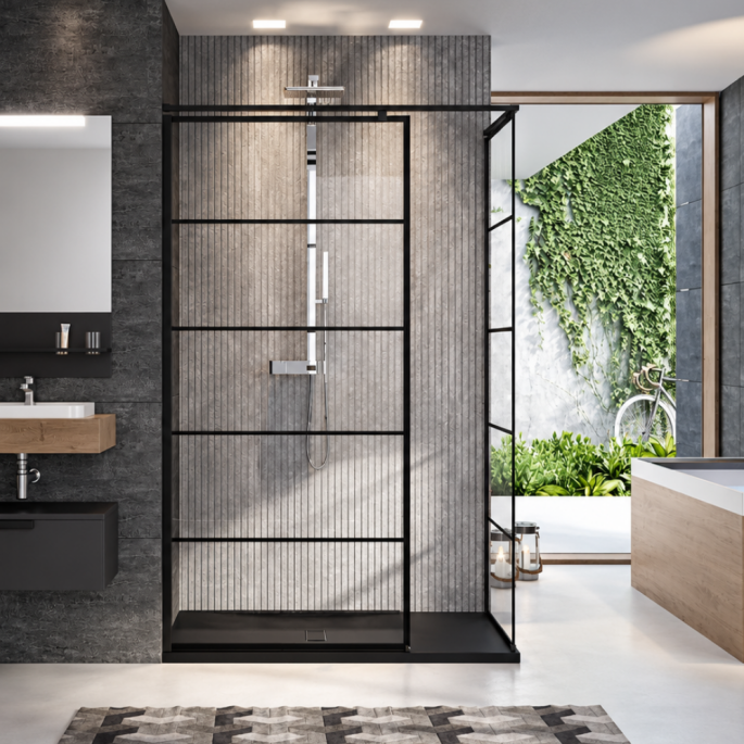 Paroi de douche KUADRA H STRIPES Novellini