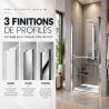 Porte de douche battante Free 1 - 1B Novellini