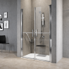 Paroi de douche 2 portes battantes Free 1 - 2B Novellini