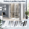 Paroi de douche 2 portes battantes Free 1 - 2B Novellini
