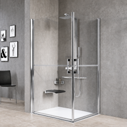 Paroi de douche Free 1 2G accès d'angle Novellini