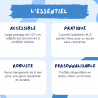 Paroi de douche 2 battants + 2 fixes Free 1 A Novellini