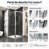 Paroi de douche fixe Lunes F Novellini
