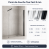 Paroi de douche fixe Fast 8 mm - Verre Transparent Novellini