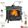 Poêle à bois en fonte Isotta Evo 11,9 kW La Nordica