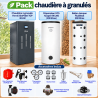 Pack Chaudière à granulés BioPellet TOP 30 Kw + ballon tampon + préparateur ECS + accessoires